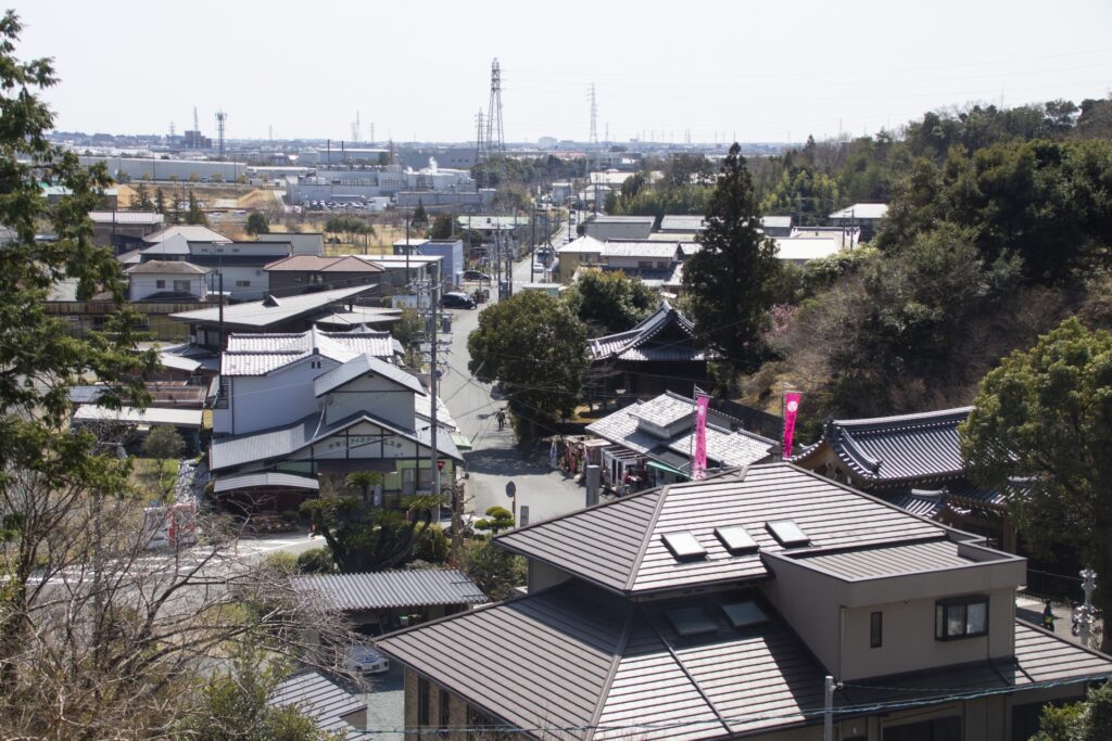 袋井市の街並み
