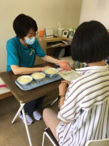栄養指導の様子