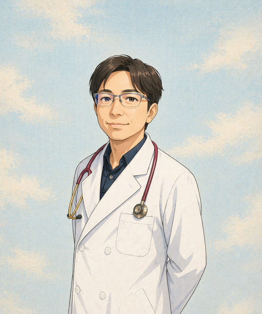 坂口先生のイラスト