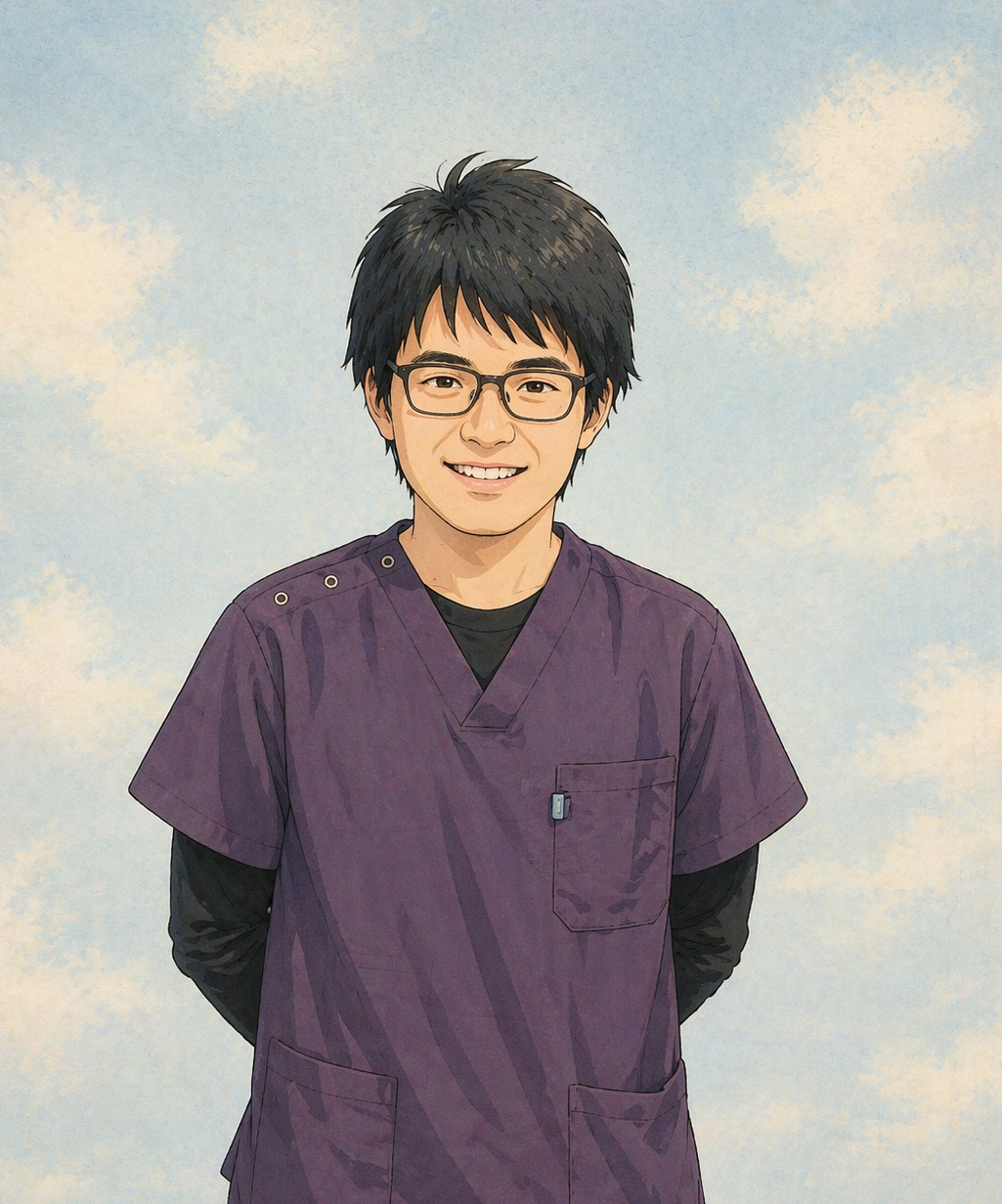 白井先生のイラスト